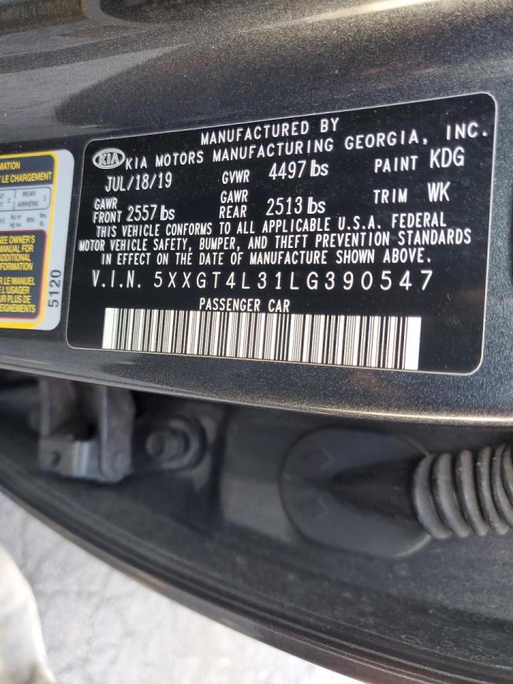 5XXGT4L31LG390547 2020 Kia Optima Lx