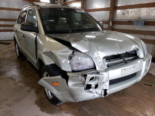 Salvage cars for sale from Copart Pekin, IL: 2007 Hyundai Tucson GLS