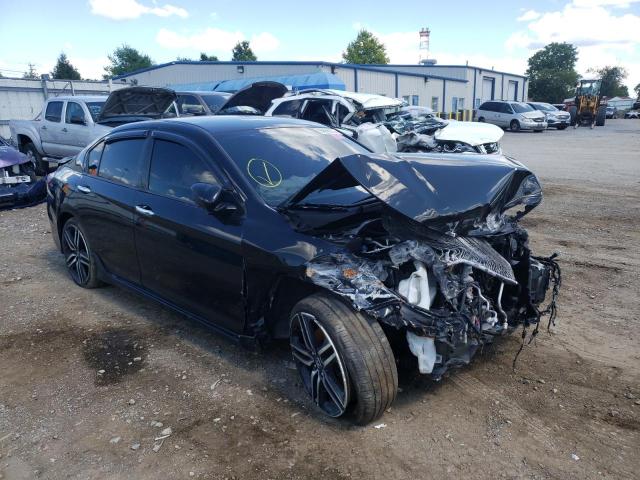 Salvage cars for sale at Finksburg, MD auction: 2017 Honda Accord Sport