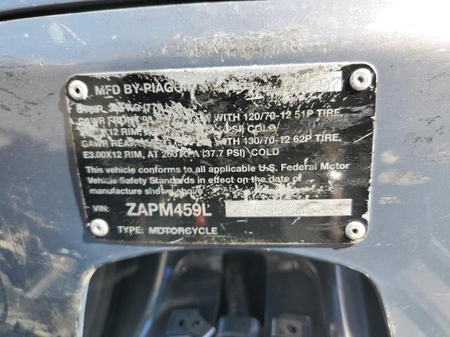 2007 VESPA GTS 250 ZAPM459L475500562