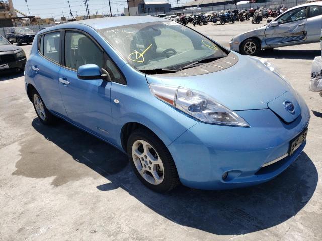 Salvage cars for sale from Copart Sun Valley, CA: 2012 Nissan Leaf SV