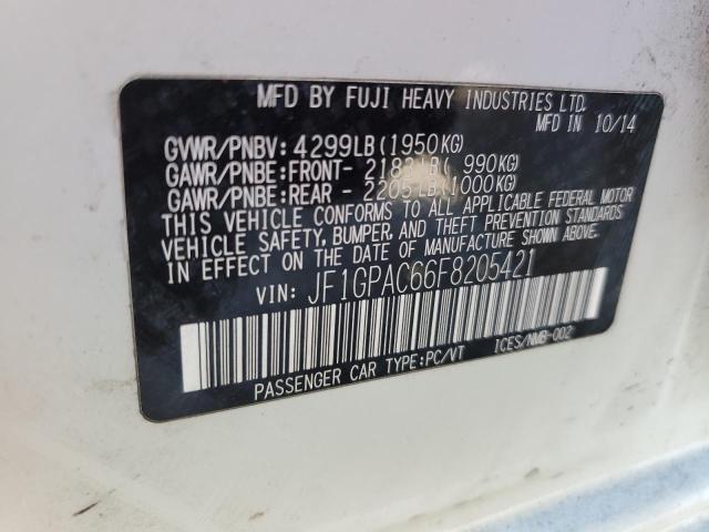 JF1GPAC66F8205421 Subaru Impreza Premium