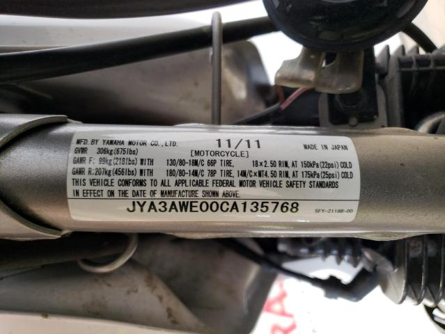 2012 YAMAHA TW200 JYA3AWE00CA135768
