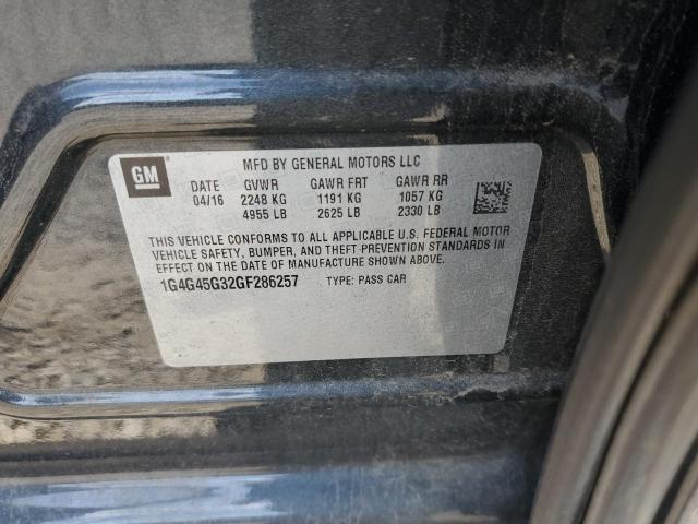 2016 BUICK LACROSSE S 1G4G45G32GF286257