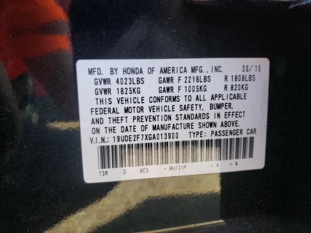 2016 ACURA ILX PREMIU - 19UDE2F7XGA013900