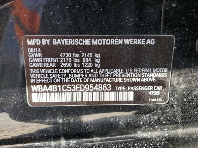 2015 BMW 435 I GRAN WBA4B1C53FD954863