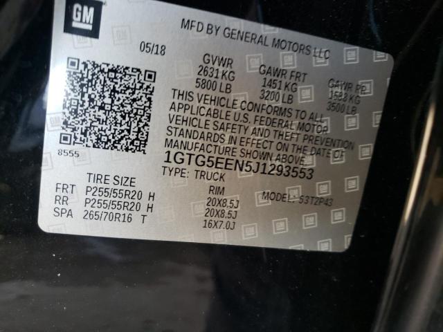2018 GMC CANYON DEN 1GTG5EEN5J1293553