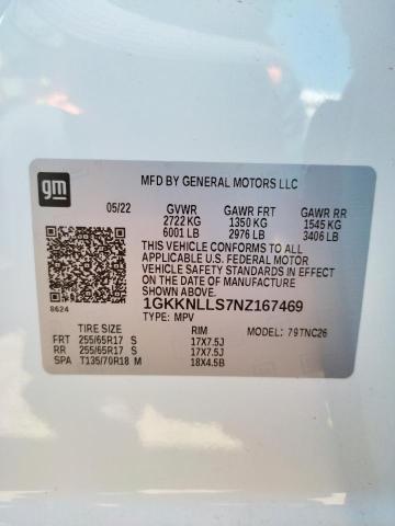 2022 GMC ACADIA AT4 1GKKNLLS7NZ167469