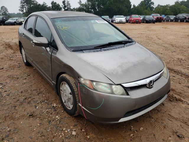 Salvage cars for sale from Copart China Grove, NC: 2007 Honda Civic Hybrid