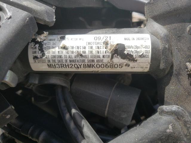 2021 YAMAHA MT-03 MH3RH20Y8MK006805