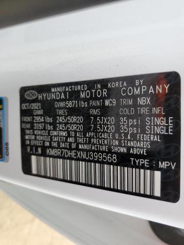 2022 HYUNDAI PALISADE C - KM8R7DHEXNU399568
