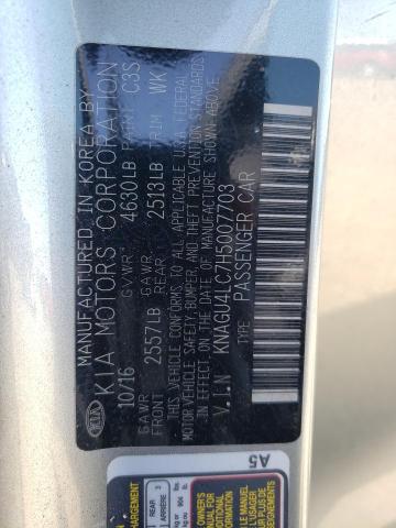 2017 KIA UK KNAGU4LC7H5007703