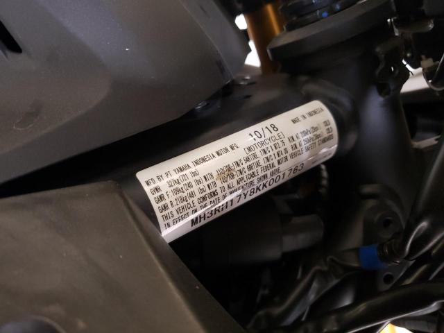 2019 YAMAHA YZFR3 MH3RH17Y8KK001763