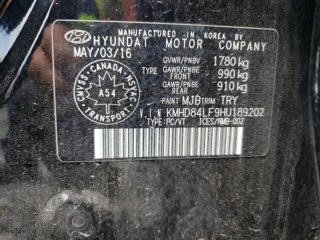 2017 HYUNDAI ELANTRA SE - KMHD84LF9HU189202