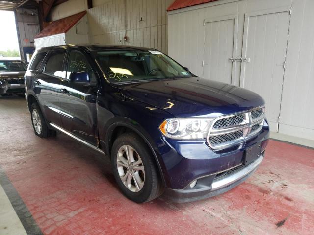 Salvage cars for sale from Copart Angola, NY: 2013 Dodge Durango SX