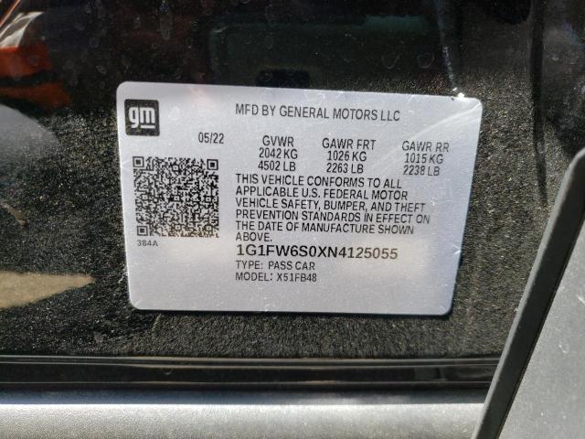2022 CHEVROLET BOLT EV 1L 1G1FW6S0XN4125055