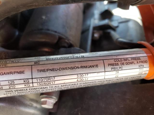 2015 KTM 390 DUKE MD2JYJ400FC216719