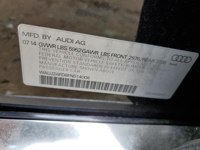 2015 AUDI A8 QUATTRO WAUJ2AFD8FN014008