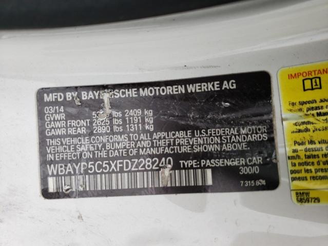 2015 BMW 640 XI WBAYP5C5XFDZ28240