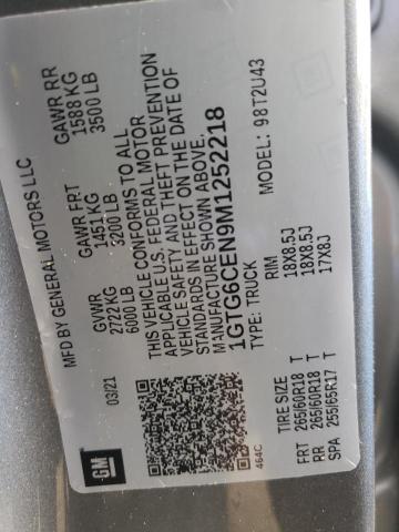 2021 GMC CANYON ELE 1GTG6CEN9M1252218