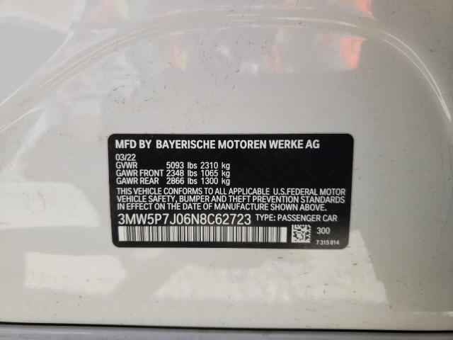 3MW5P7J06N8C62723 BMW 3 Series 330E 10