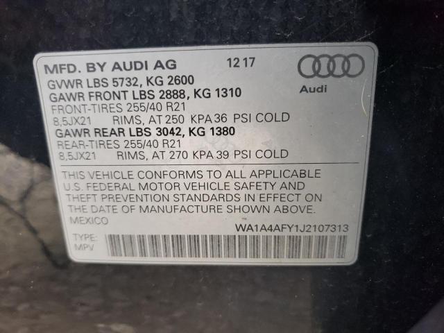 2018 AUDI SQ5 PREMIU WA1A4AFY1J2107313