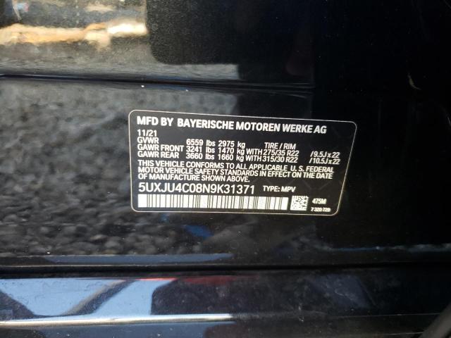 2022 BMW X5 M50I 5UXJU4C08N9K31371