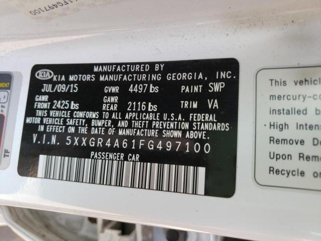 5XXGR4A61FG497100 KIA OPTIMA SX