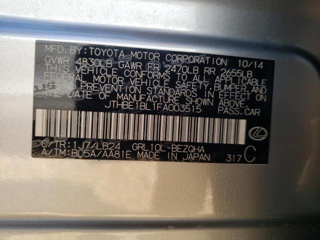 2015 LEXUS GS 350 - JTHBE1BL1FA003515