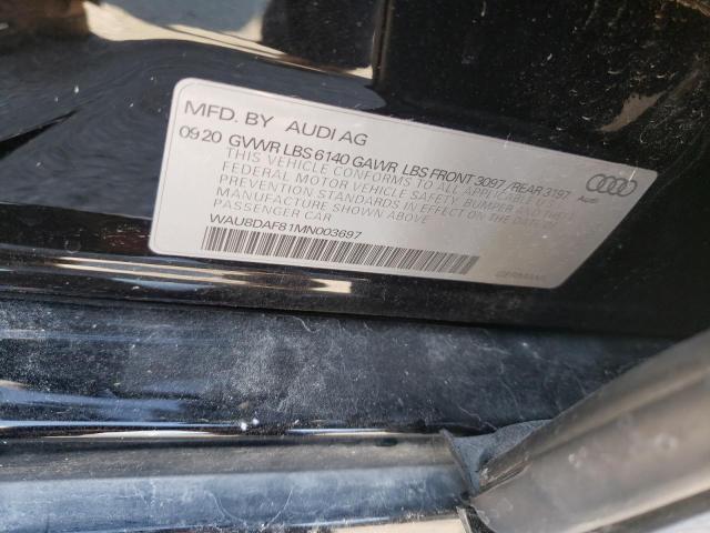 2021 AUDI A8 L WAU8DAF81MN003697