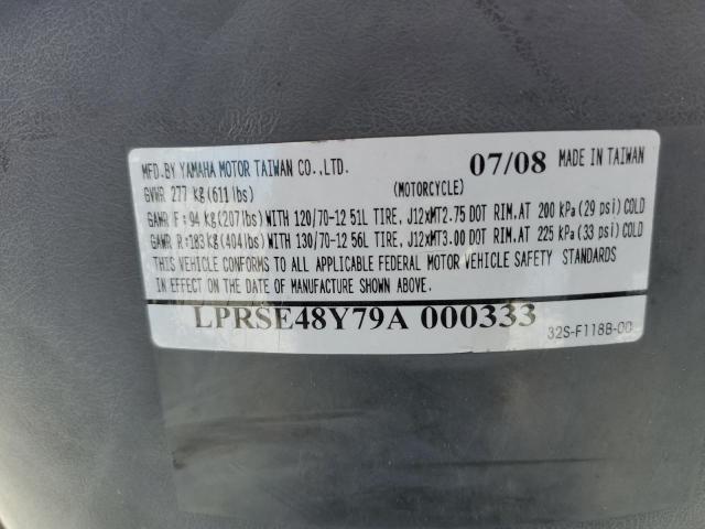 2009 YAMAHA YW125 LPRSE48Y79A000333