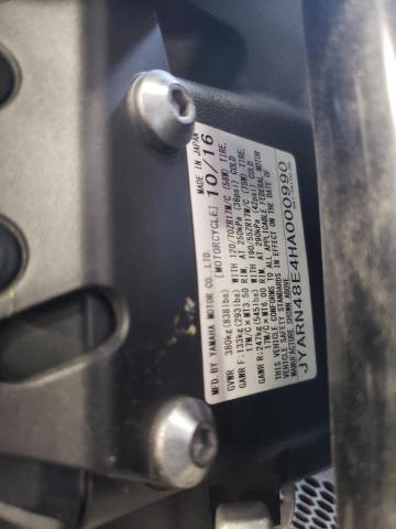 2017 YAMAHA FZ10 JYARN48E4HA000990