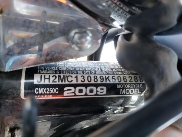 2008 HONDA REBEL JH2MC13089K506288