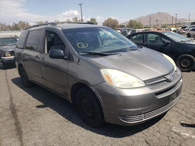 Salvage cars for sale from Copart Colton, CA: 2004 Toyota Sienna CE