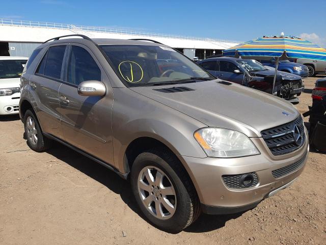 Salvage cars for sale from Copart Phoenix, AZ: 2007 Mercedes-Benz ML 350