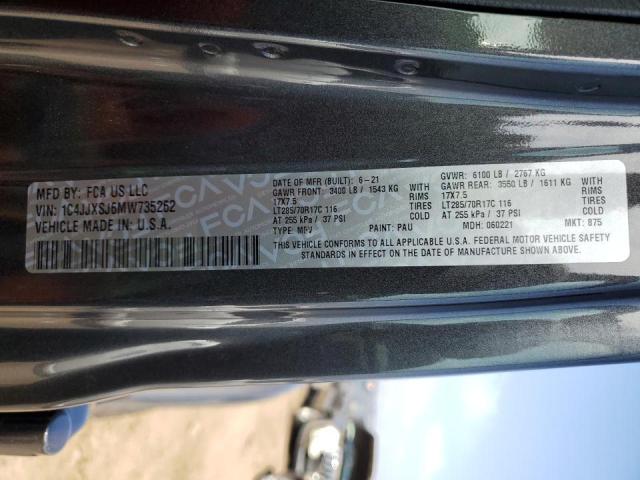 2021 JEEP WRGL LARED 1C4JJXSJ6MW735262