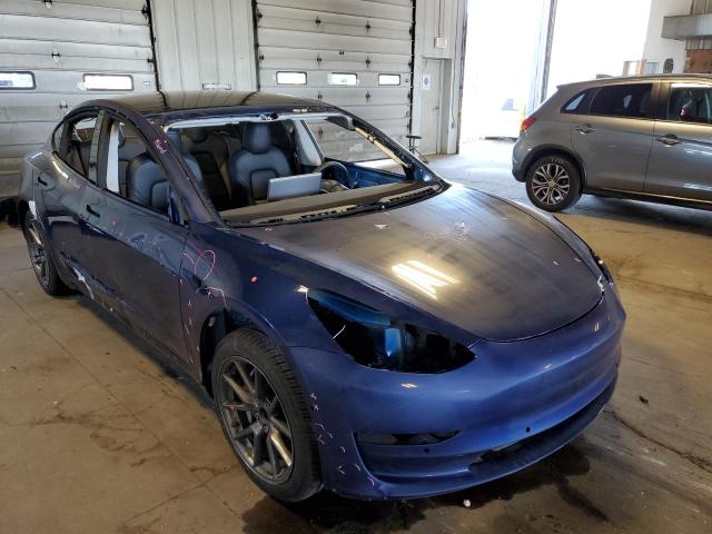 Salvage cars for sale from Copart Franklin, WI: 2022 Tesla Model 3