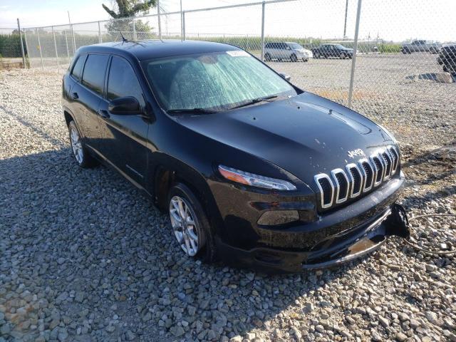 Salvage cars for sale from Copart Cicero, IN: 2015 Jeep Cherokee S