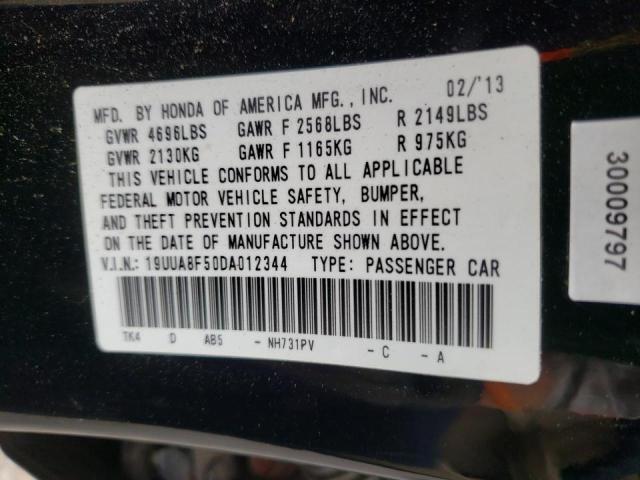 19UUA8F50DA012344 Acura TL