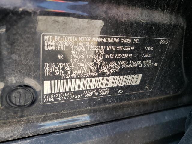 2019 TOYOTA RAV4 XLE P - 2T3A1RFV2KC022056