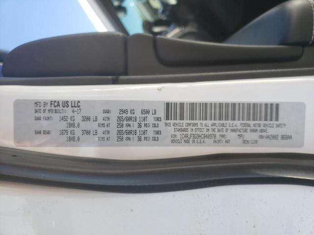 2017 JEEP GR CHEROKE 1C4RJFBG9HC840970