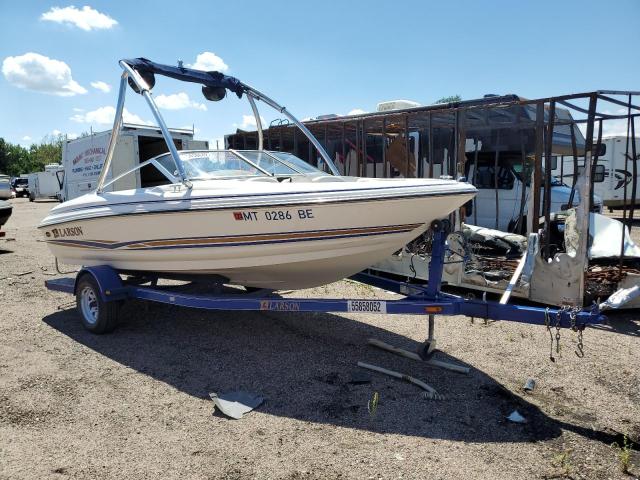 Larson salvage cars for sale: 2003 Larson Boat With Trailer