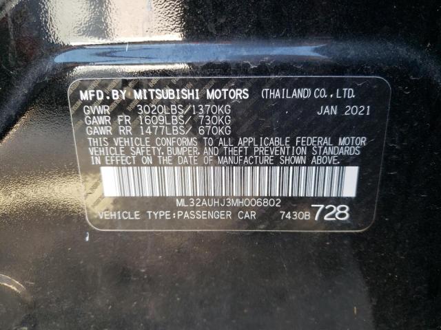 ML32AUHJ3MH006802 Mitsubishi MIRAGE ES