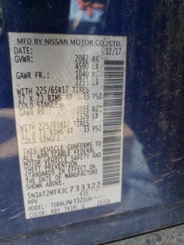 2018 NISSAN 180SX 5N1AT2MT4JC733322