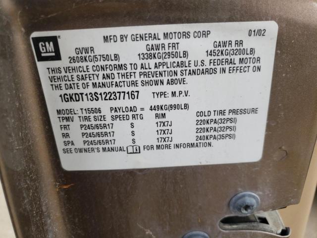1GKDT13S122377167 GMC Envoy