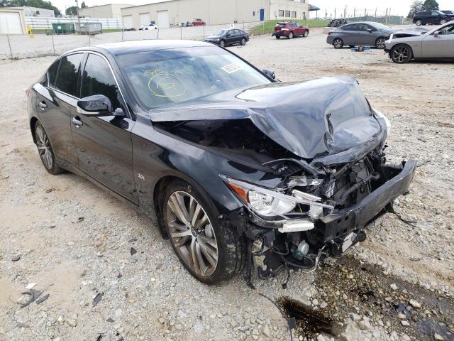 Salvage cars for sale from Copart Gainesville, GA: 2019 Infiniti Q50 Luxe