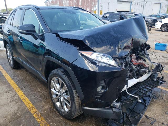 Salvage cars for sale from Copart Chicago Heights, IL: 2019 Toyota Rav4 XLE Premium
