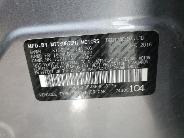 2017 MITSUBISHI MIRAGE G4 - ML32F3FJ3HHF18275