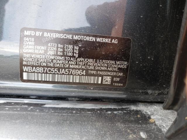 2018 BMW 340 XI WBA8B7C55JA576964