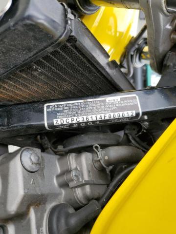 2004 HONDA CB600 F ZDCPC36114F000012